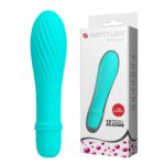 12,3 cm Güçlü Özel Kıvrımlı Teknolojik Vibratör Turkuaz