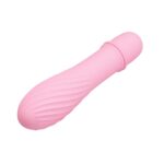 12,3 cm Özel Kıvrımlı Teknolojik Vibratör Pembe - Görsel 7