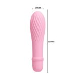 12,3 cm Özel Kıvrımlı Teknolojik Vibratör Pembe - Görsel 5