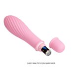 12,3 cm Özel Kıvrımlı Teknolojik Vibratör Pembe - Görsel 4