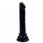 13 cm Testissiz Vantuzlu Realistik Zenci Penis Dildo