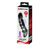 14 cm Titreşimli Şeffaf Penis Kılıfı