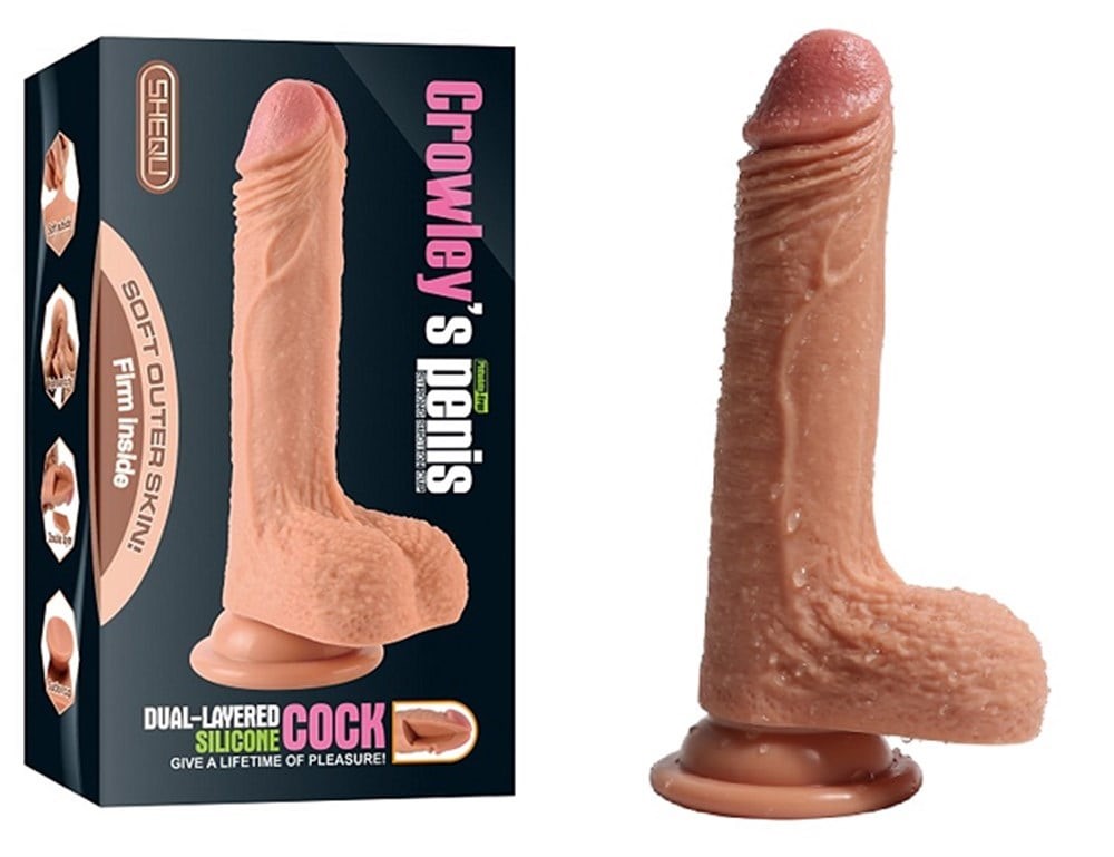 185-cm-Et-Dokulu-Gercekci-Penis-Kalin-Dildo-Crowley.jpg 18,5 cm Et Dokulu Gerçekçi Penis Kalın Dildo - Crowley - Görsel 1