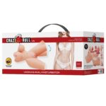 3 Boyutlu İki İşlevli Yarım Vücut Anal Vajinal Silikon Seksi Manken - Lily
