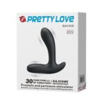 30 Modlu Titreşimli Prostat Vibratör ve Anal Plug Siyah