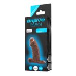 4 cm Uzatmalı Titreşimli Tırtıklı Penis Kılıfı