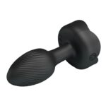 4.5 cm 10 Farklı Titreşimli 5 Led Işıklı Silikon Anal Plug - Görsel 9