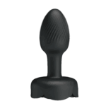 4.5 cm 10 Farklı Titreşimli 5 Led Işıklı Silikon Anal Plug - Görsel 7