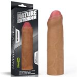 4.5 cm Dolgulu Premium Silikon Sünnetsiz Melez Penis Kılıfı