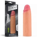 4.5 cm Dolgulu Premium Ten Rengi Silikon Penis Kılıfı