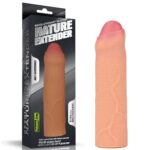 4.5 cm Dolgulu Premium Ten Rengi Silikon Sünnetsiz Penis Kılıfı