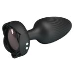 5.5 cm 10 Farklı Titreşimli 5 Led Işıklı Silikon Anal Plug - Görsel 7