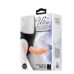 Belden Bağlamalı Çift Taraflı İçi Dolu Strapon Penis