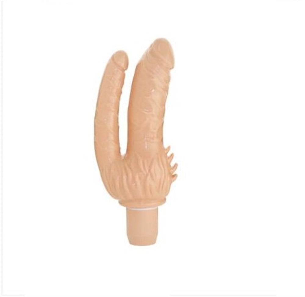 Catal-Vibrator-Vajinal-Anal-Realistik-Dildo.jpg Çatal Vibratör Vajinal Anal Realistik Dildo - Görsel 1