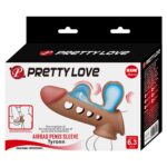 Hava Yastıklı Premium Melez Rengi Silikon Penis Kılıfı - Tyronn
