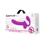 Su Fışkırtmalı Çift Taraflı G-Spot Strapon Penis