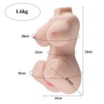Titreşim Fonksiyonlu Realistik Yarım Vücut - Lilinet - Görsel 3